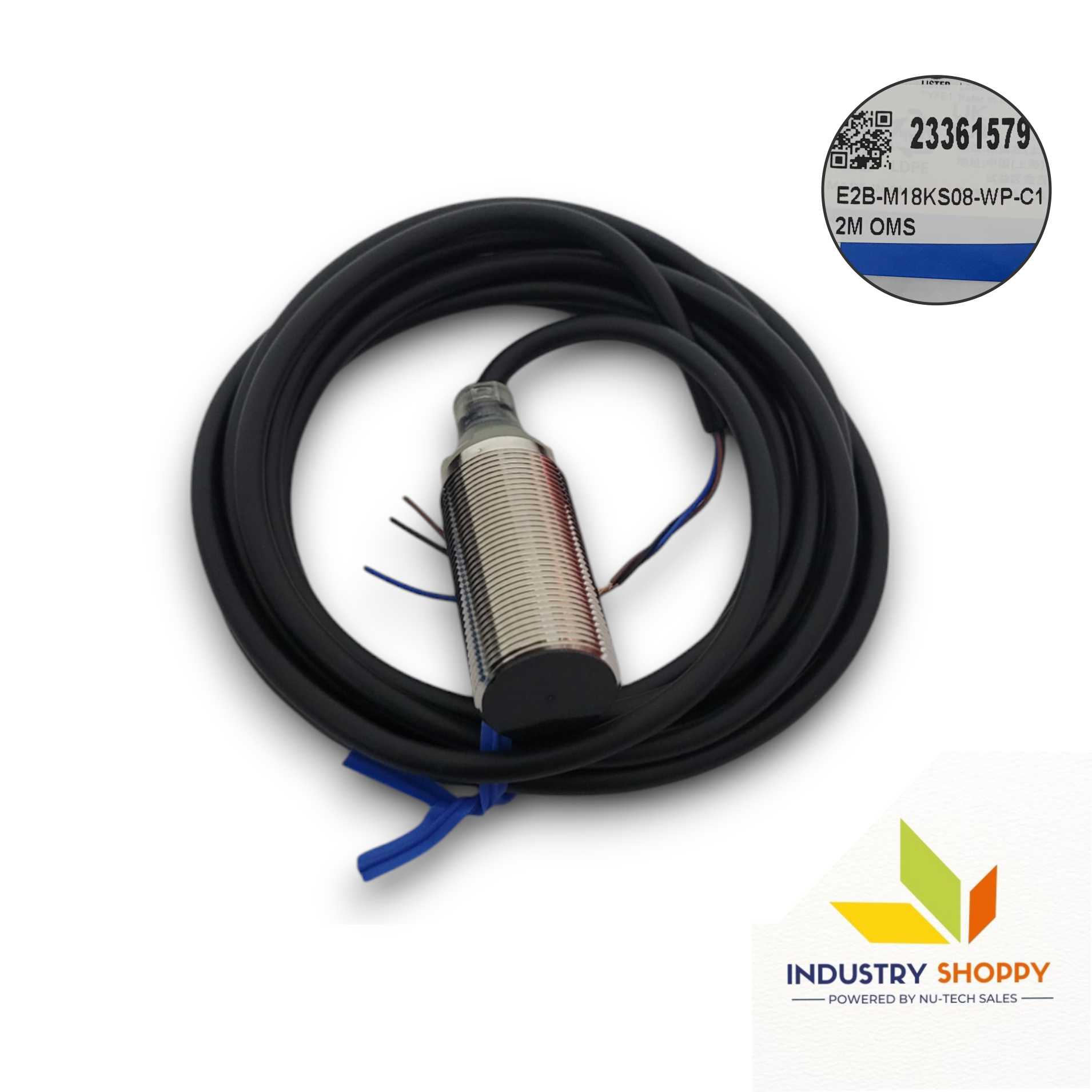 Omron E2B-M18KS08-WP-C1 2M Proximity Sensor Omron E2B-M18KS08-WP-C1 2M Proximity Sensor